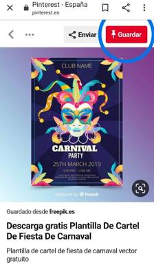 Cartel al que hacen referencia al plagio 