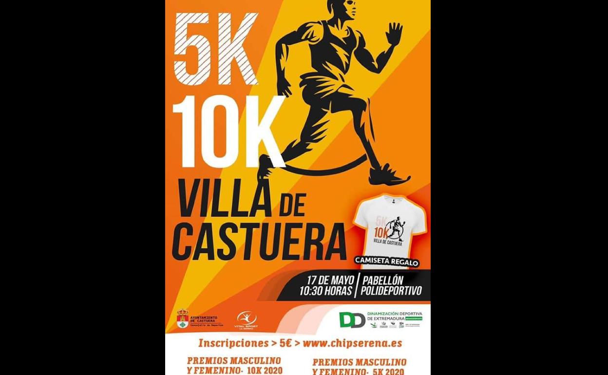 Abierto el plazo de inscripción para IIª carrera 5K-10K 'Villa de Castuera'