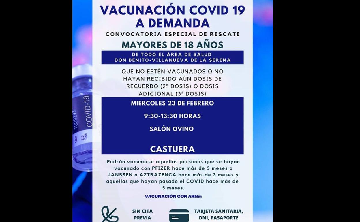 Vacunación Castuera 