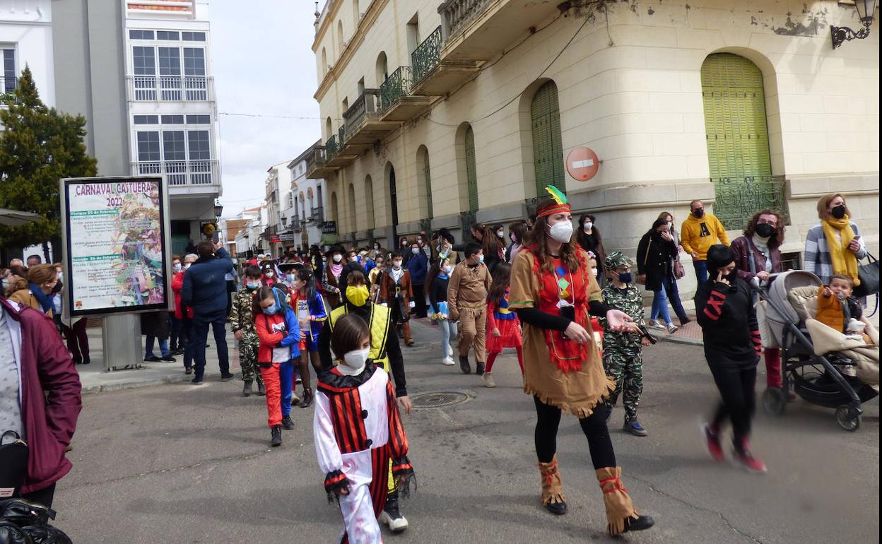 Carnaval infantil por las calles de Castuera 