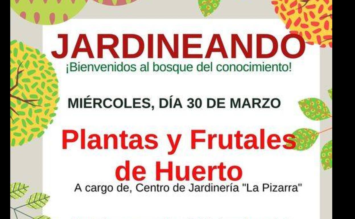 La Universidad Popular organiza una nueva sesión del taller 'Jardineando' para el próximo 30 de marzo