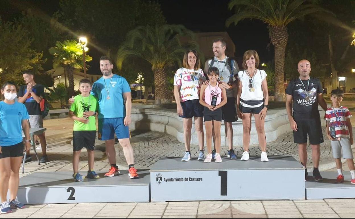 Podio categoria Familias.