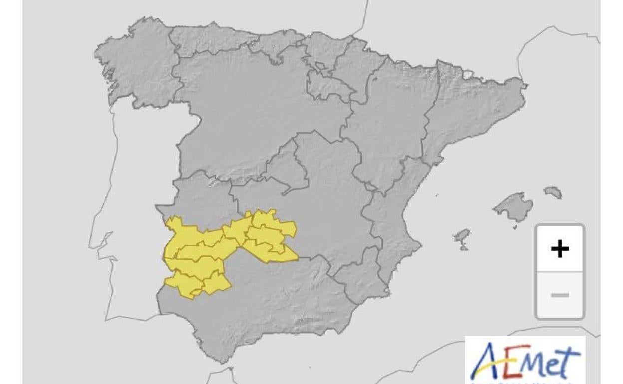 AEMET amplía la alerta amarilla por tormentas al miércoles 21 de septiembre