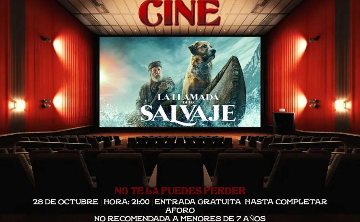 El auditorio del Centro Cultural acoge este viernes 28 de octubre la proyección de la película 'La Llamada de lo Salvaje'