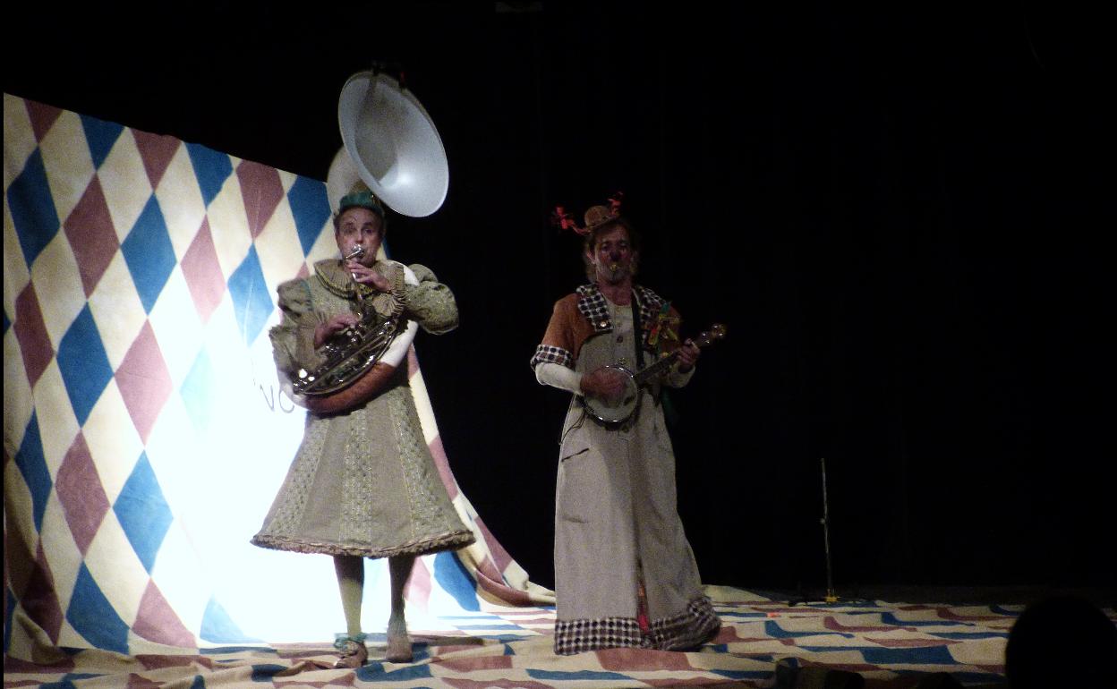 Imagen de la representación en el auditorio del Centro Cultural. 