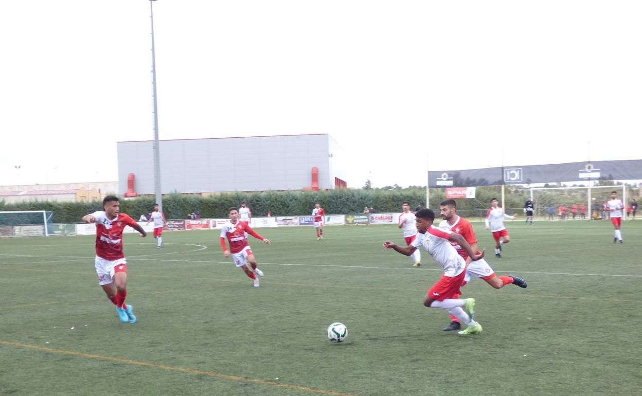 Imagen del partido de la pasada jornada. 