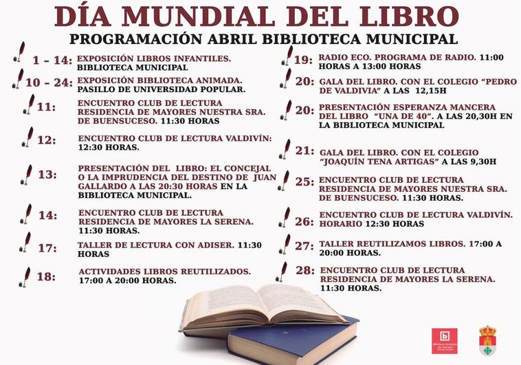 La Biblioteca Municipal celebra el Día Mundial del Libro con numerosas actividades de animación a la lectura