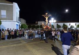 Llegada de la procesión a la Plaza de San Juan
