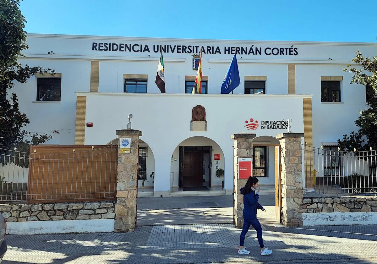 La residencia Hernán Cortés oferta 148 plazas gratuitas para estudiantes universitarios de la provincia de Badajoz