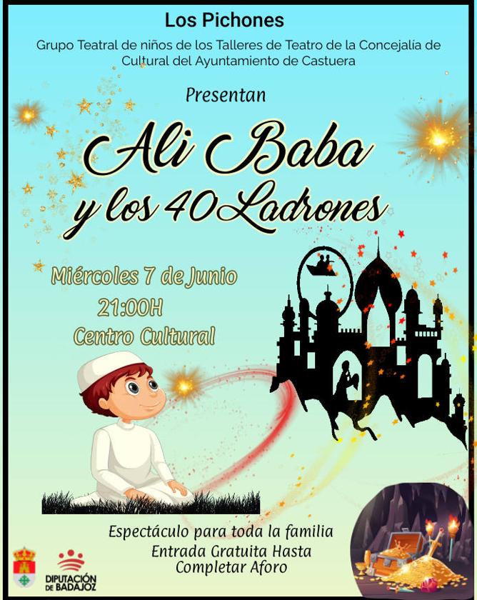 El grupo teatral infantil 'Los Pichones', presenta 'Alí Babá y los 40 ladrones»