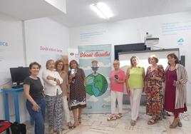 Participantes en el seminario-taller sobre producción audiovisual.