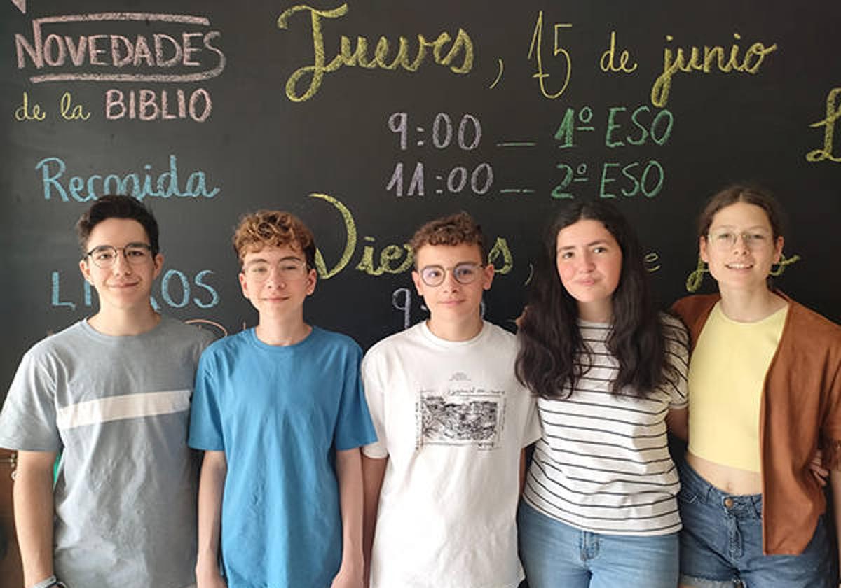 El equipo del IES Castuera ganador del concurso Diviértete con Estadística modalidad ESO