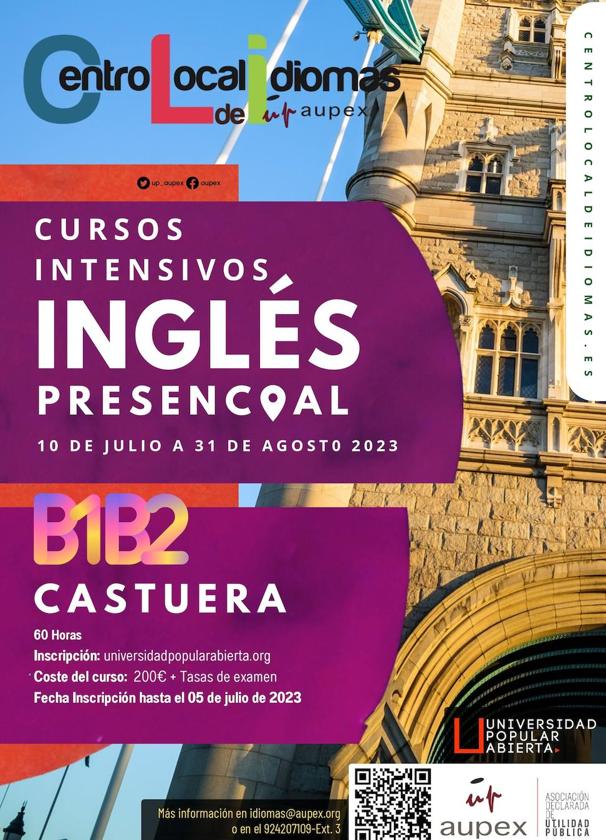 El Centro Local de Idiomas oferta cursos intensivos de verano de inglés B1 y B2