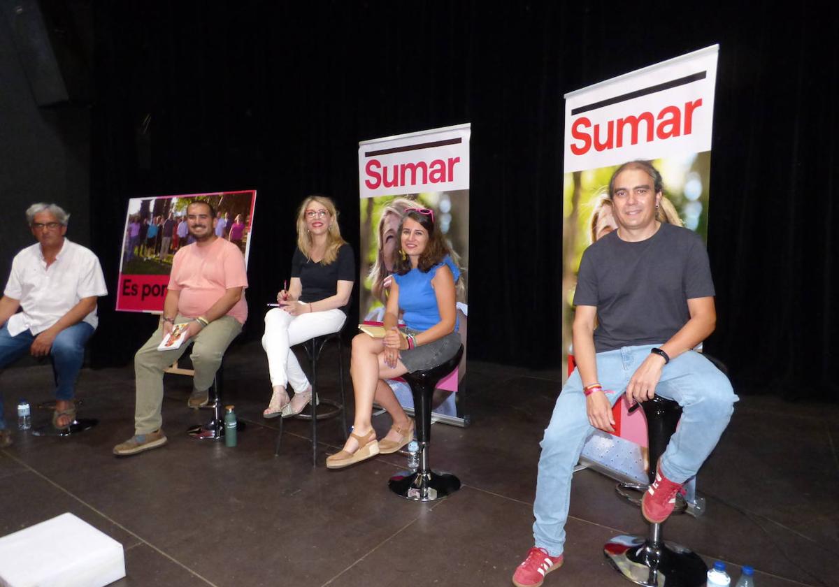 Sumar Extremadura celebró anoche el mitin central de la campaña electoral del 23J