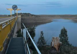 Inagen del embalse de La Serena a principio de año.