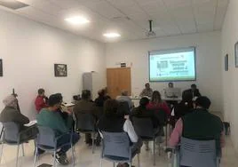 Presentación de la iniciativa en la Escuela de Pastores de Extremadura de Castuera