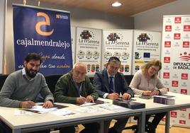 El Ceder-La Serena y Caja Almendralejo subscriben un convenio de colaboración