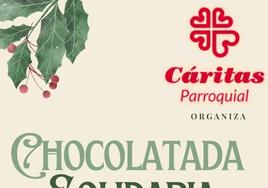 Caritas organiza una chocolatada solidaria a beneficio de un proyecto del «padre Bala»