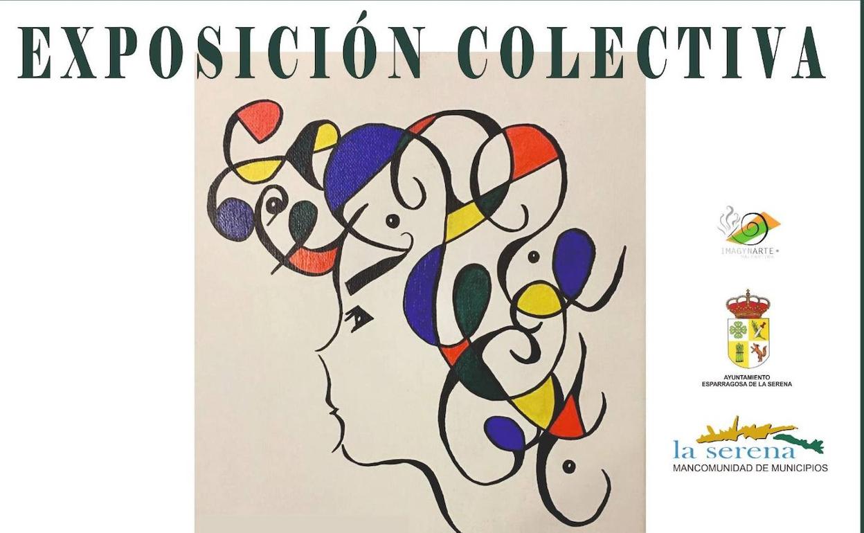 Cartel anunciador de la muestra. 