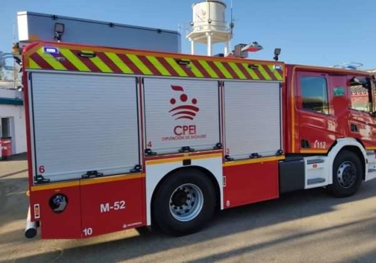 Simulacro de incendio y rescate en la central hidráulica el pantano de Orellana mañana miércoles