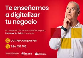 La Cámara de Comercio de Badajoz impulsa un proyecto dirigido a digitalizar el comercio de proximidad