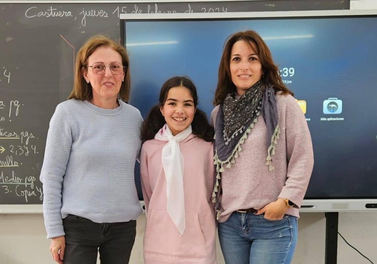 La niña de Castuera, Daniela Murillo Sánchez, finalista en el concurso de relatos 'La mujer y la niña en la ciencia'