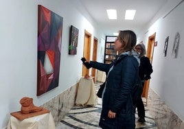 Imagen de la exposición «El arte deja huellas».
