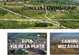 La Junta crea una web con audioguías turísticas de la Ruta Vía de la Plata y el Camino Mozárabe