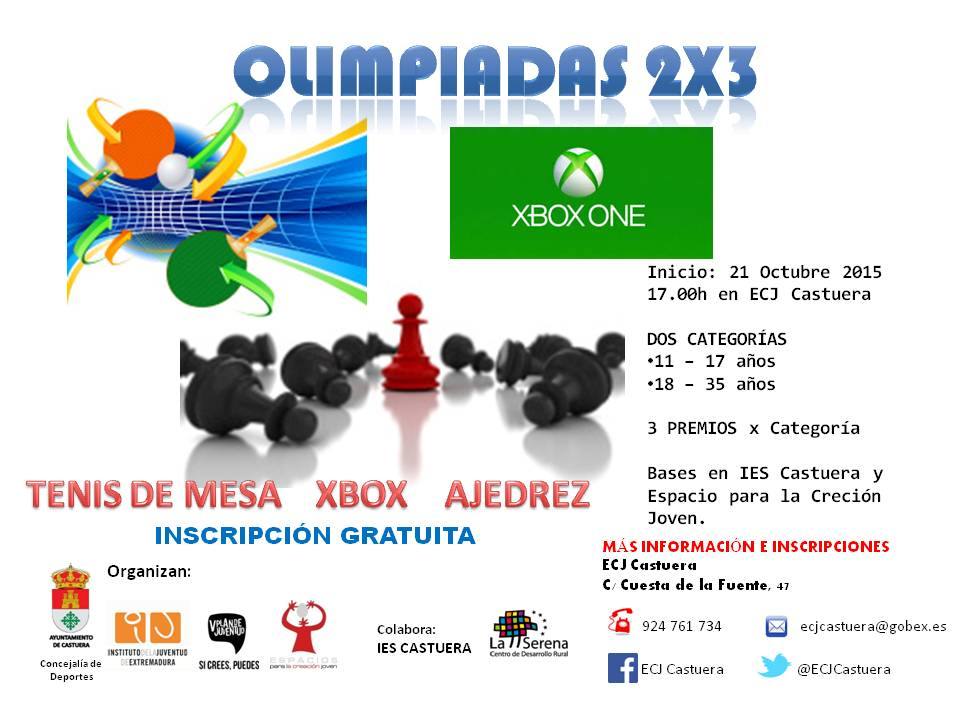 El Espacio para la Creación Joven y el ayuntamiento de Castuera ponen en marcha el proyecto "Olimpiadas 2x3"