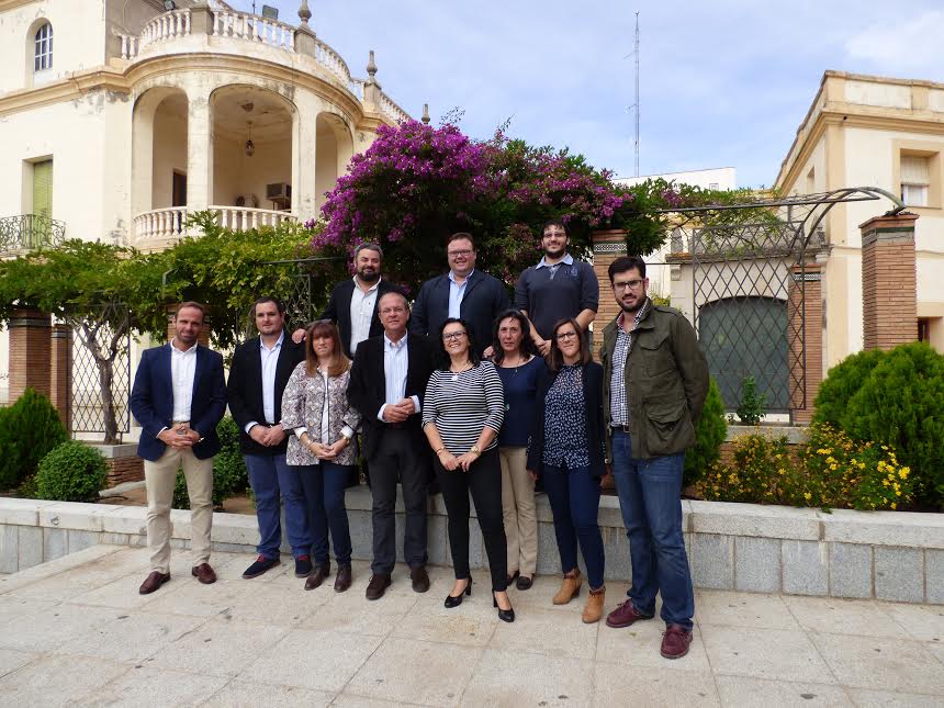 El presidente regional del Partido Popular de Extremadura, José Antonio Monago, visitó Castuera