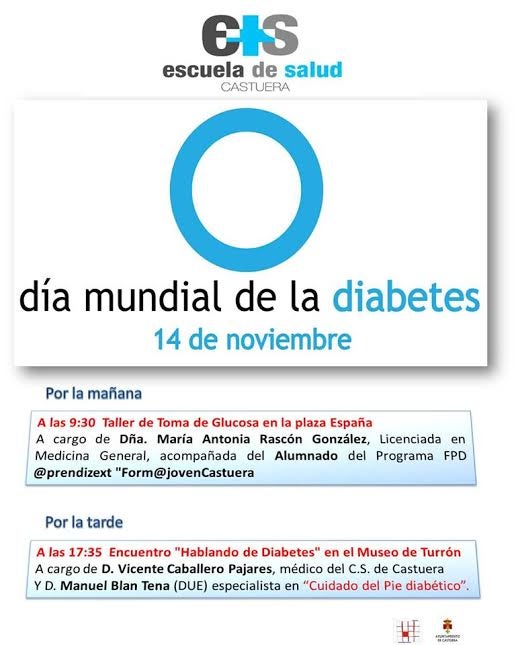 La Escuela de Salud celebra el lunes 14 de noviembre el Día Mundial de la Diabetes