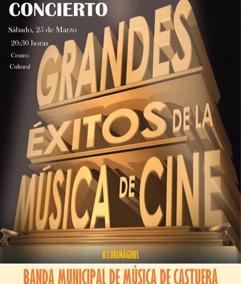 La Banda Municipal de Música ofrece este sábado 'un concierto de cine'