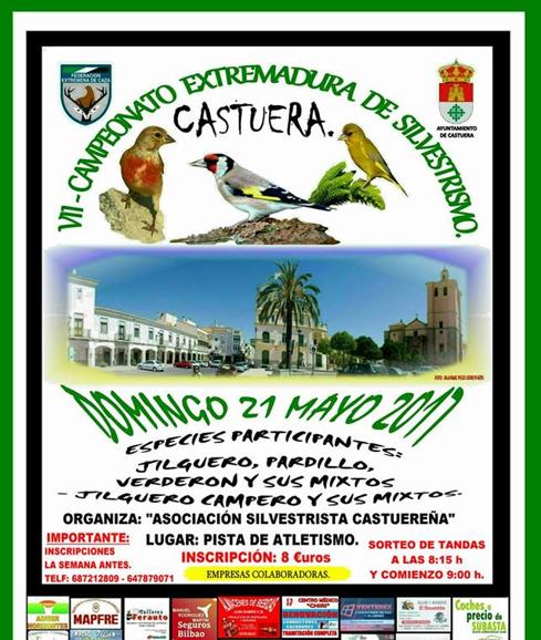 Castuera acogerá el Campeonato de Extremadura de Silvestrismo