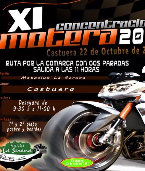 El Motoclub La Serena de Castuera organiza la XI Concentración motera