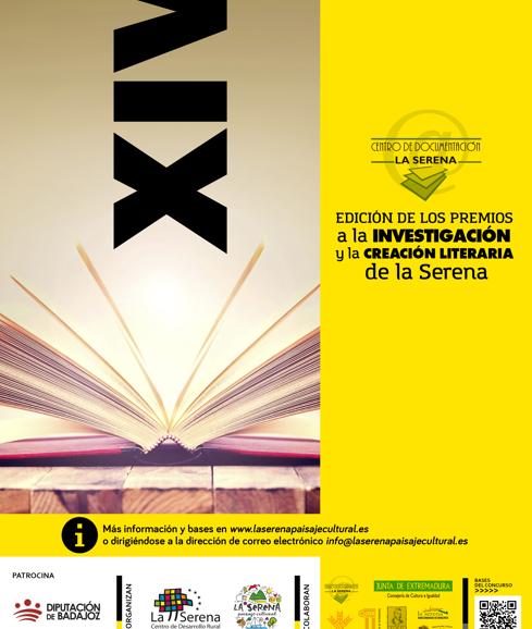 El Ceder-La Serena convoca la XIV edición de los Premios a la Investigación y Creación Literaria