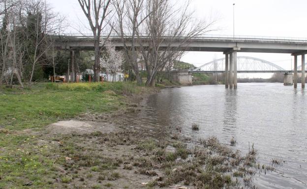 Río Alagón a su paso por Coria