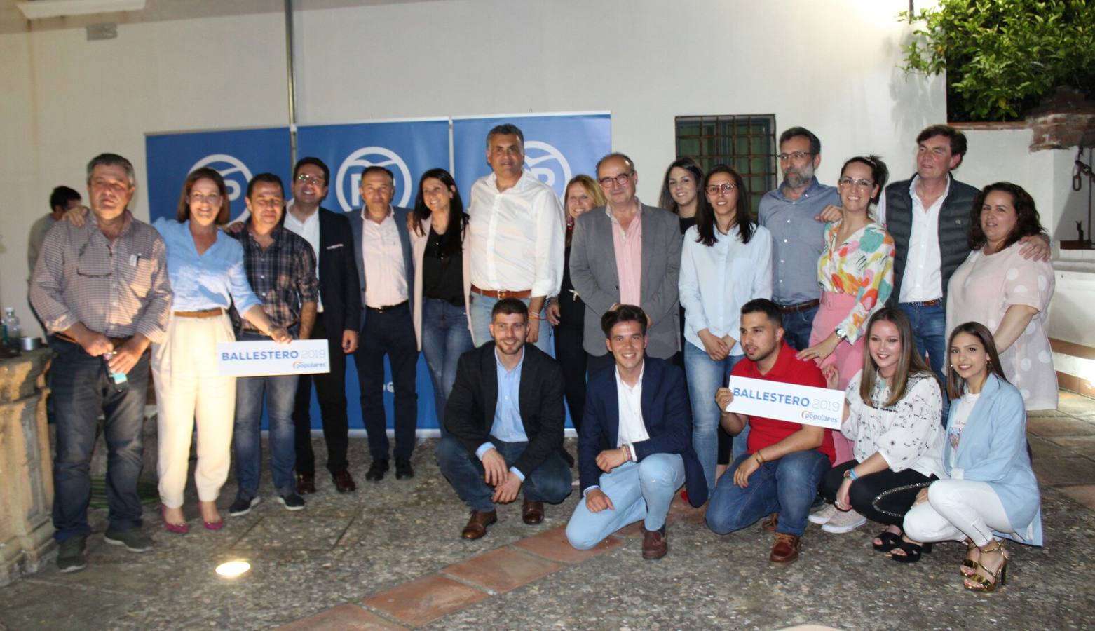 Componentes de la candidatura del PP para las municipales