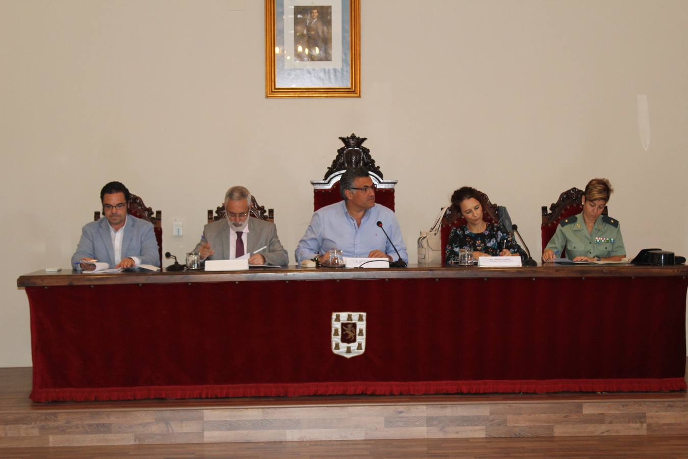 Preparando las medidas de seguridad de San Juan