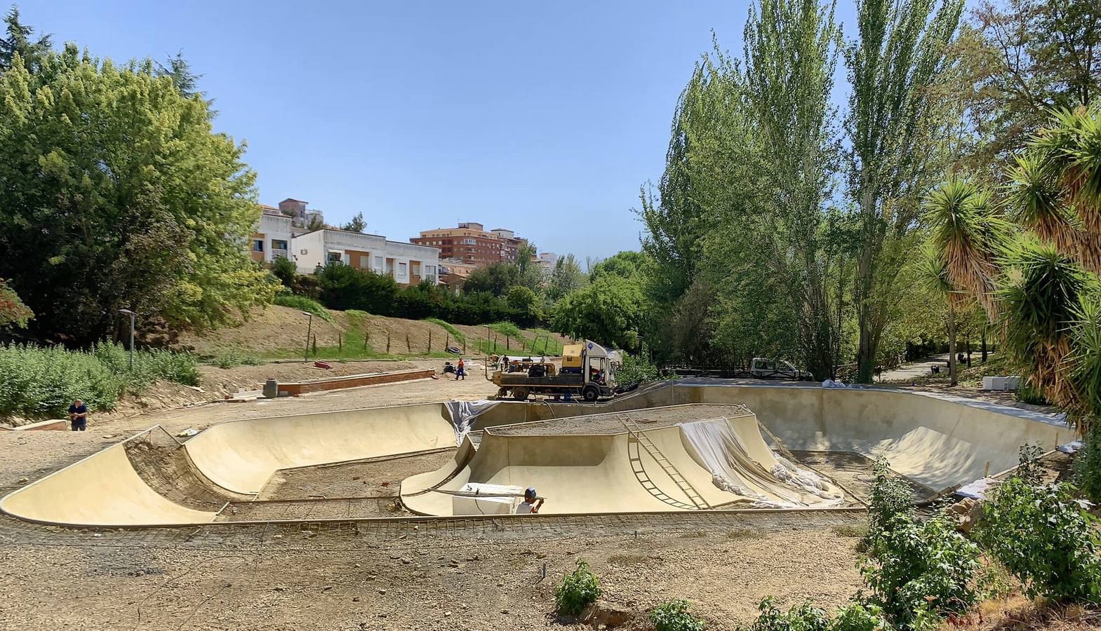 Obras en el parque de Cadenetas