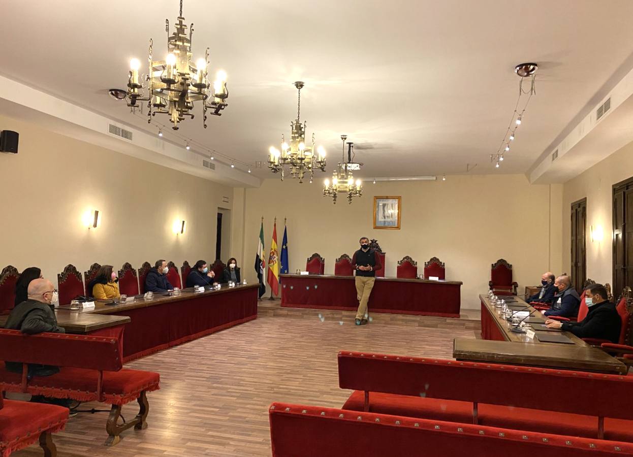 Reunión mantenida en el Ayuntamiento de Coria