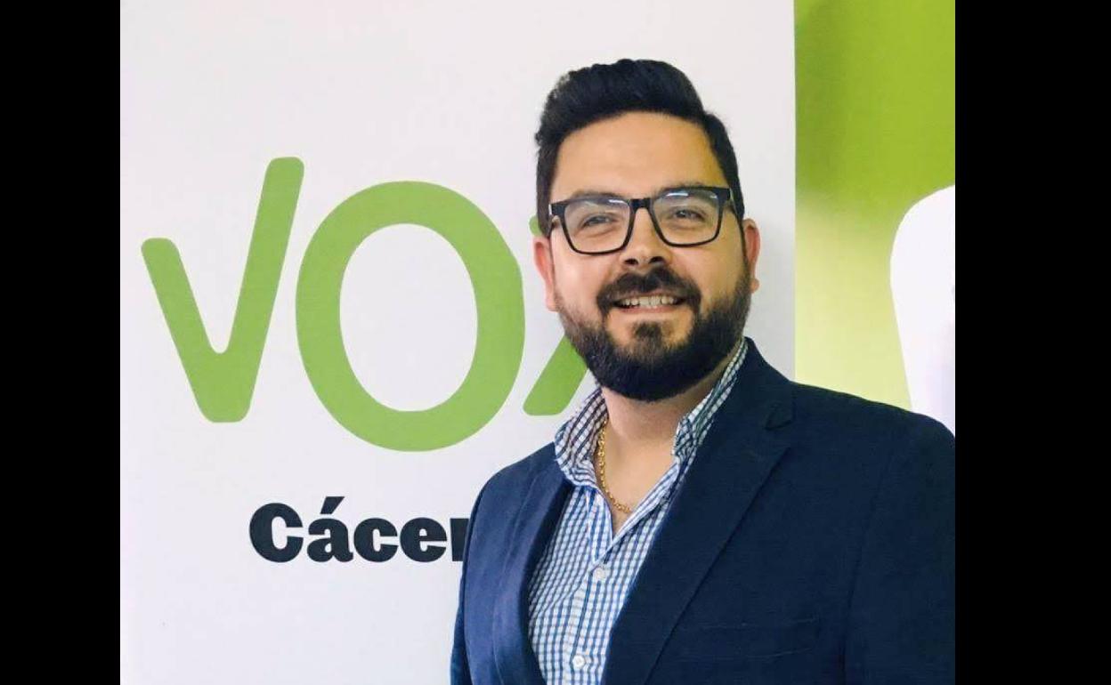 Martín Franco, coordinador de VOX Coria 
