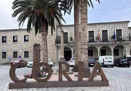 Plaza de San Pedro en Coria.