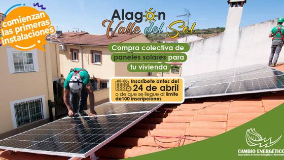 Comienzan las instalaciones de placas solares para convertir Alagón en el Valle del Sol