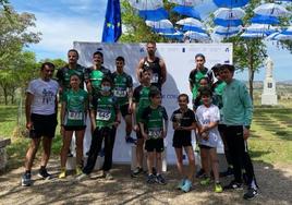 Club Triatlón Coria en la Subida a la Ermita del año 2022.