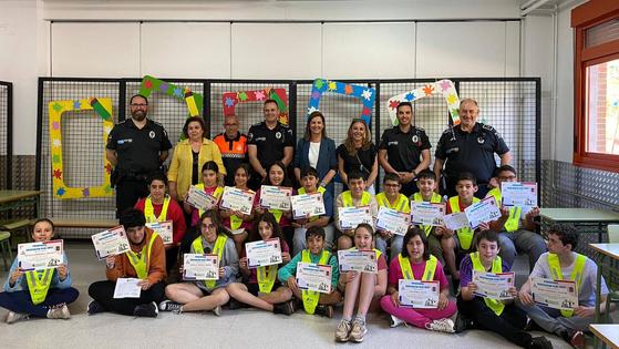 Concluye el programa de Educación Vial en los colegios de Coria