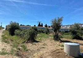 Terreno a edificar para la ampliación del Camposanto.