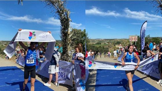 Daniel López y Rebeca Perea, ganadores de la Subida a la ermita 'Campo a Través' de Coria