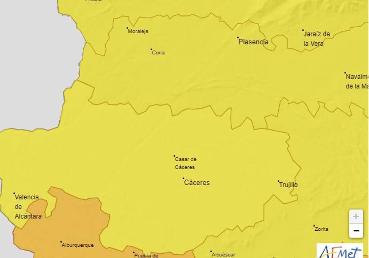 Mapa de alertas.