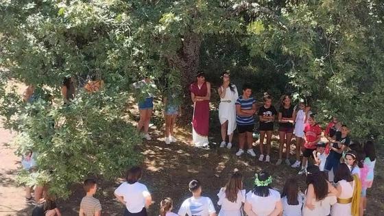 Comienzo del campamento de cáritas arciprestal de Coria que versa sobre las Olimpiadas