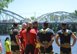 Así llegaban los participantes en el Descenso Río Alagón al Puente Nuevo de Coria